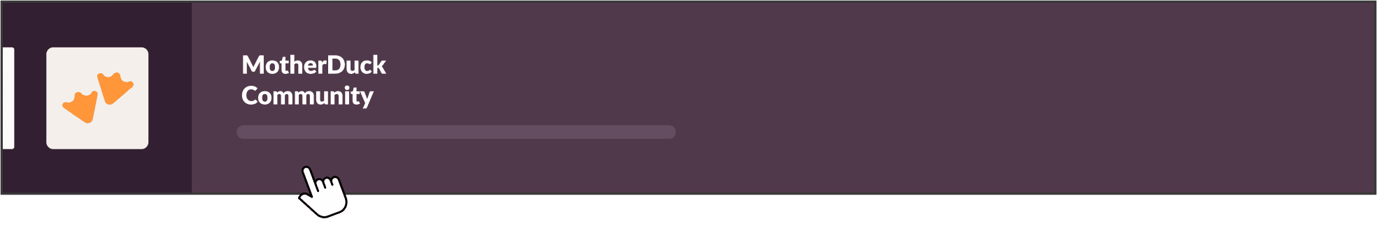 Mobile Slack banner