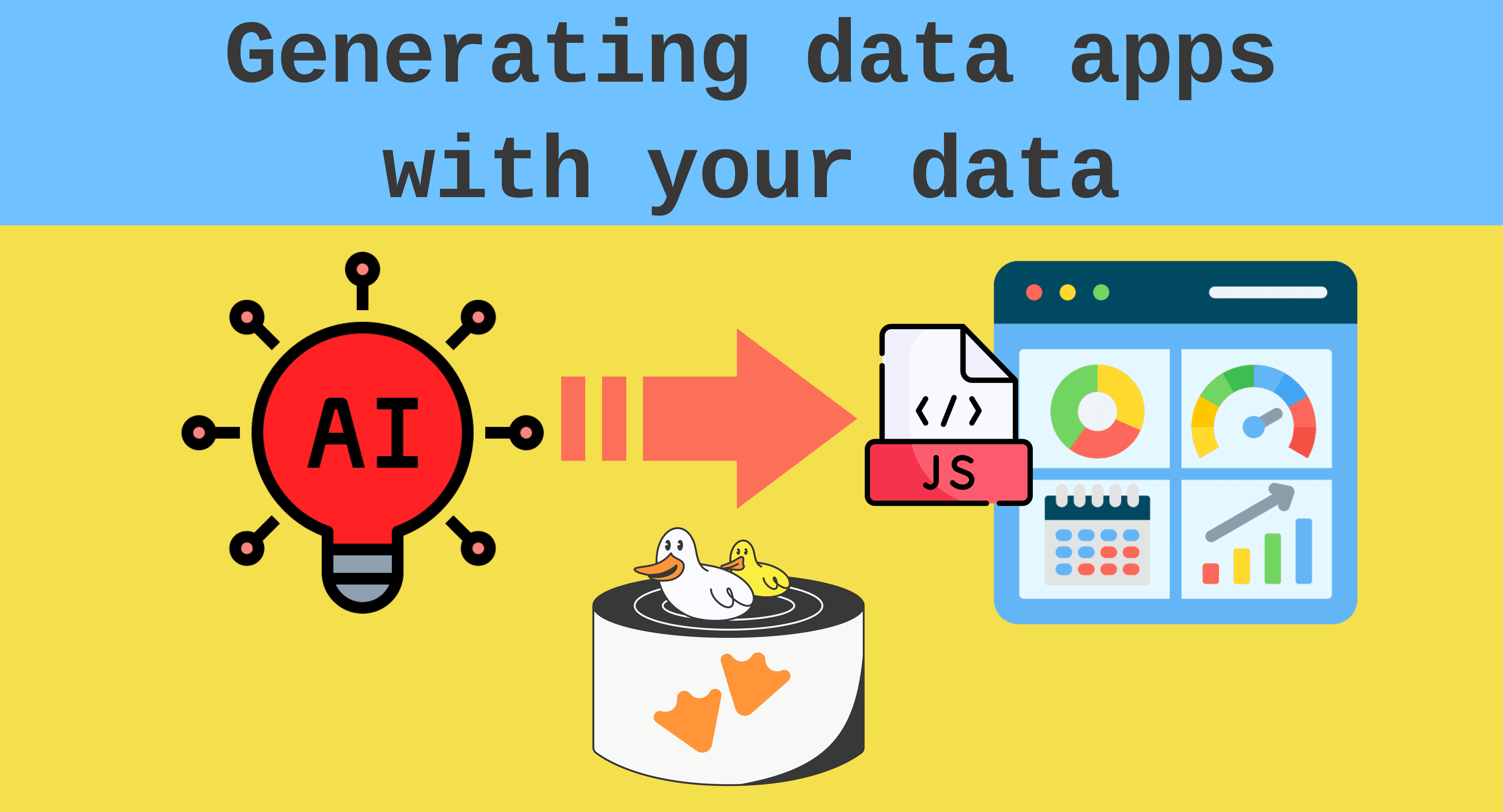 Generating a data app with your MotherDuck data
