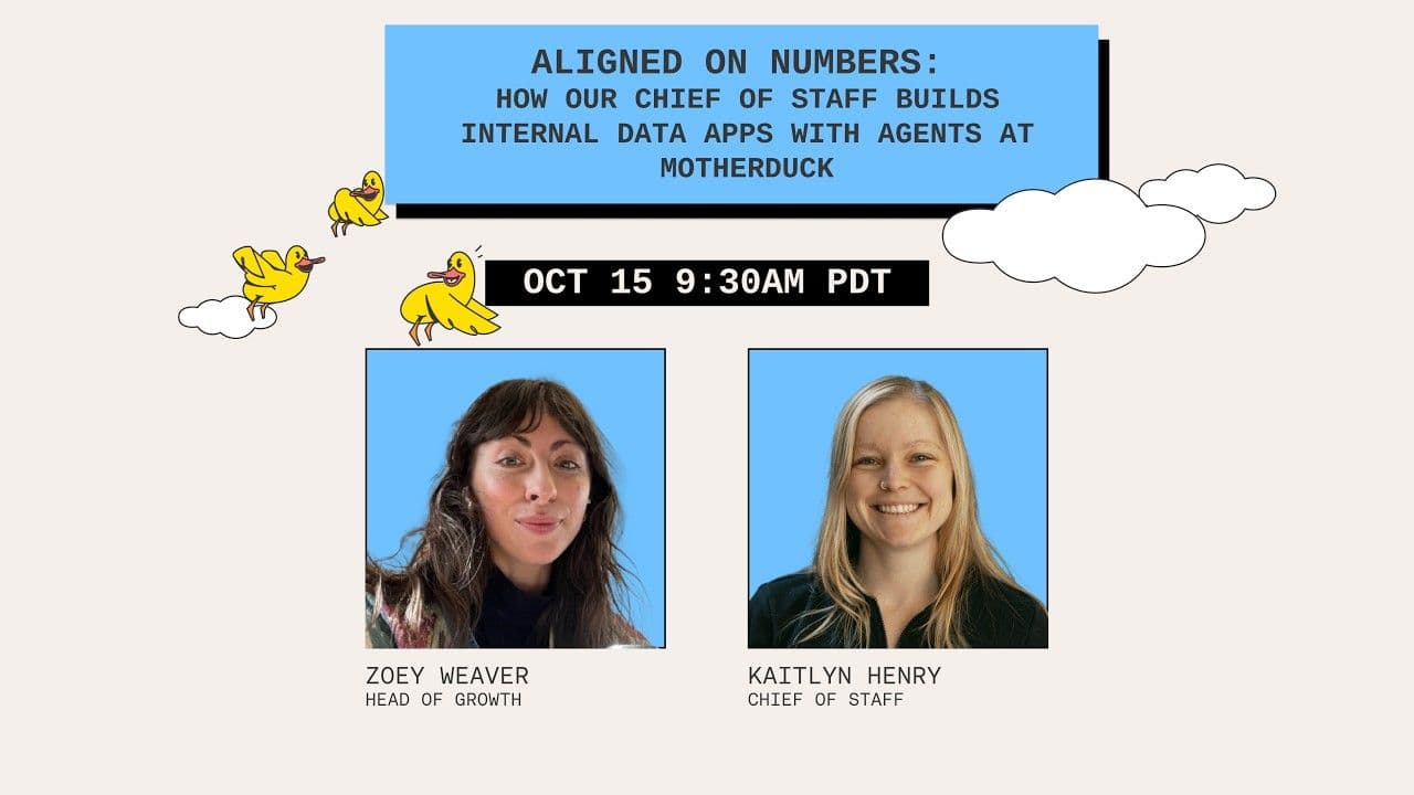 Aligned on Numbers: A Chief of Staff's Data Apps