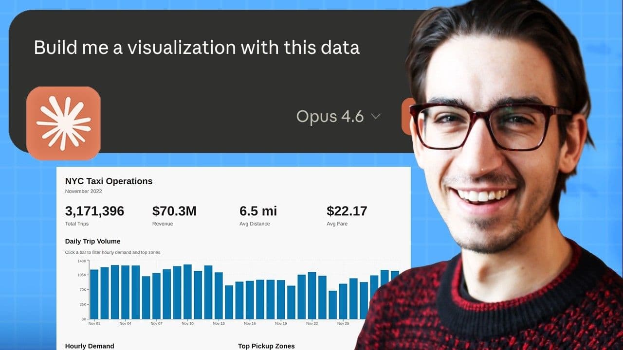 "Shareable visualizations built by your favorite agent" video thumbnail