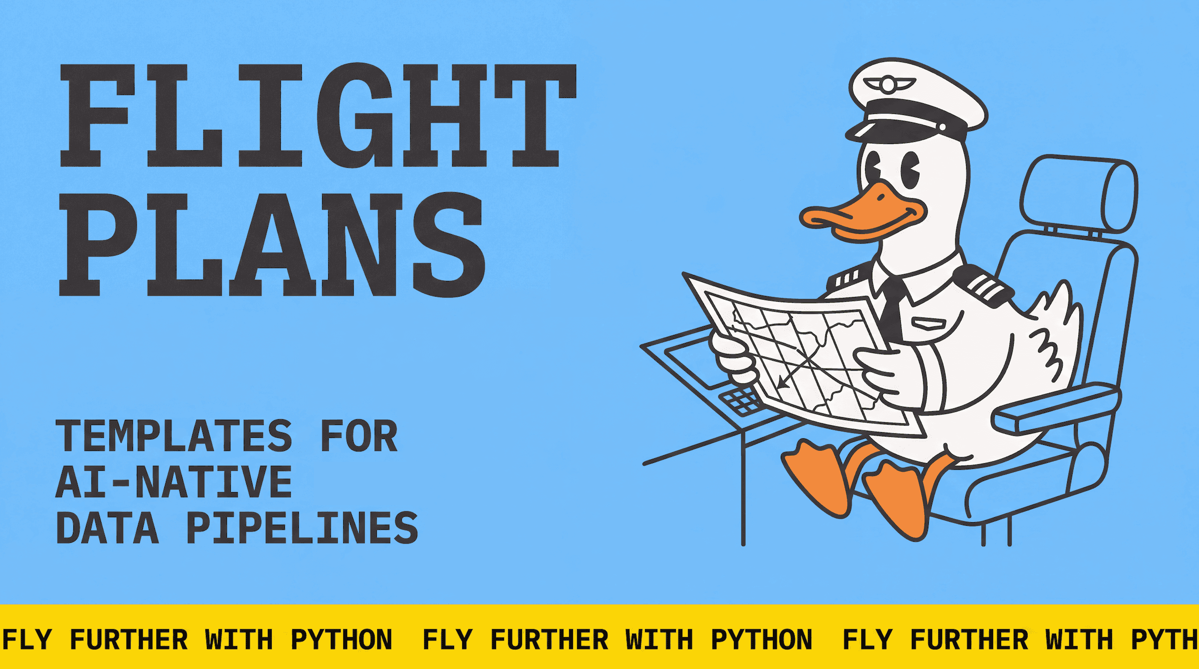 Flight Plans: Templates for AI-Native Data Pipelines