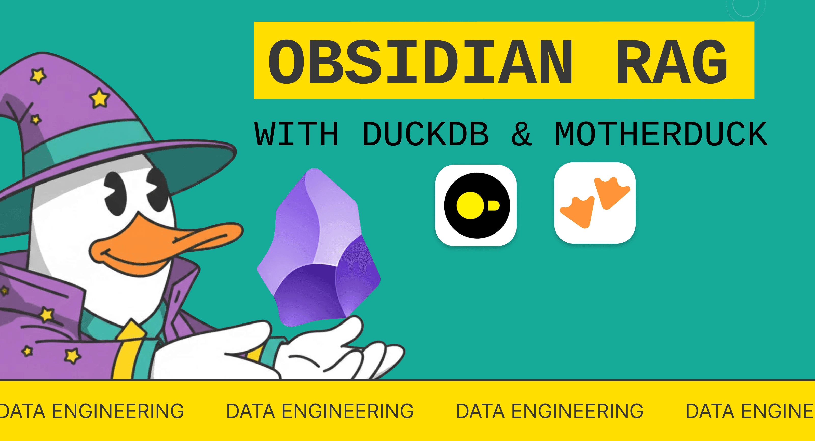 Building an Obsidian RAG with DuckDB and MotherDuck