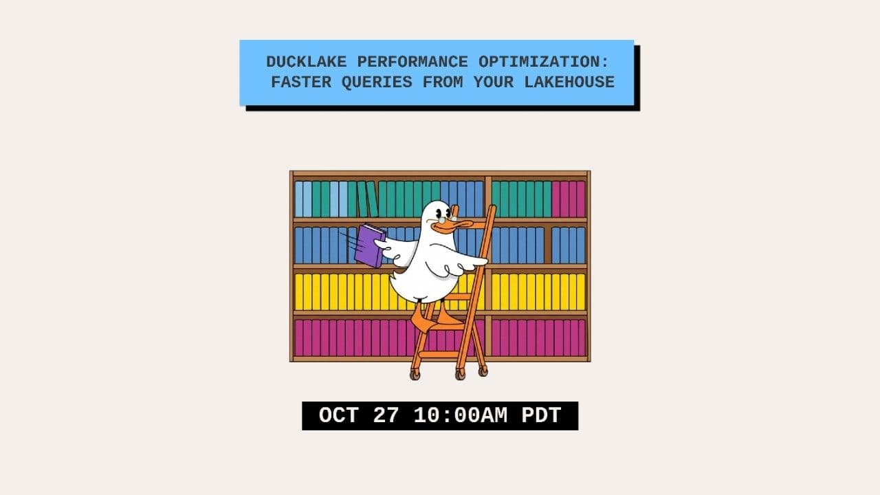 DuckLake Performance Optimization