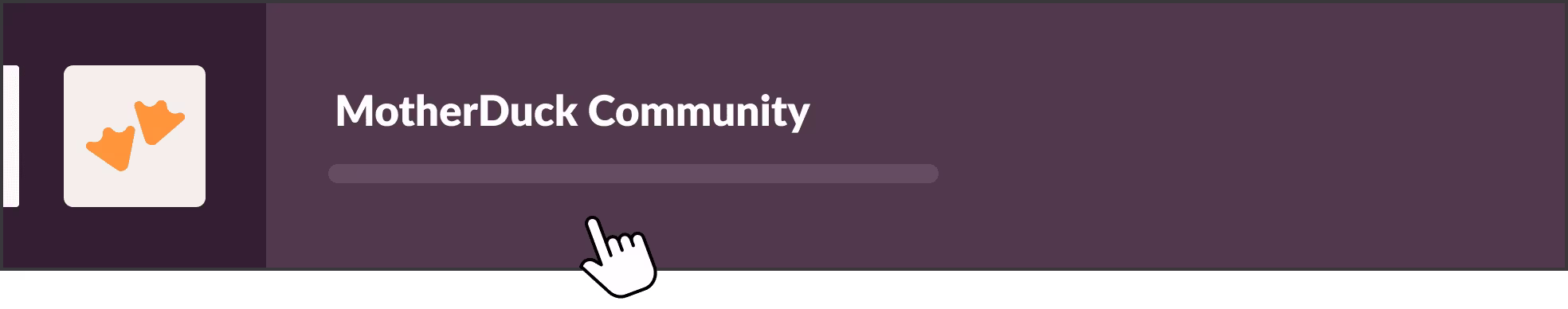 Desktop Slack banner