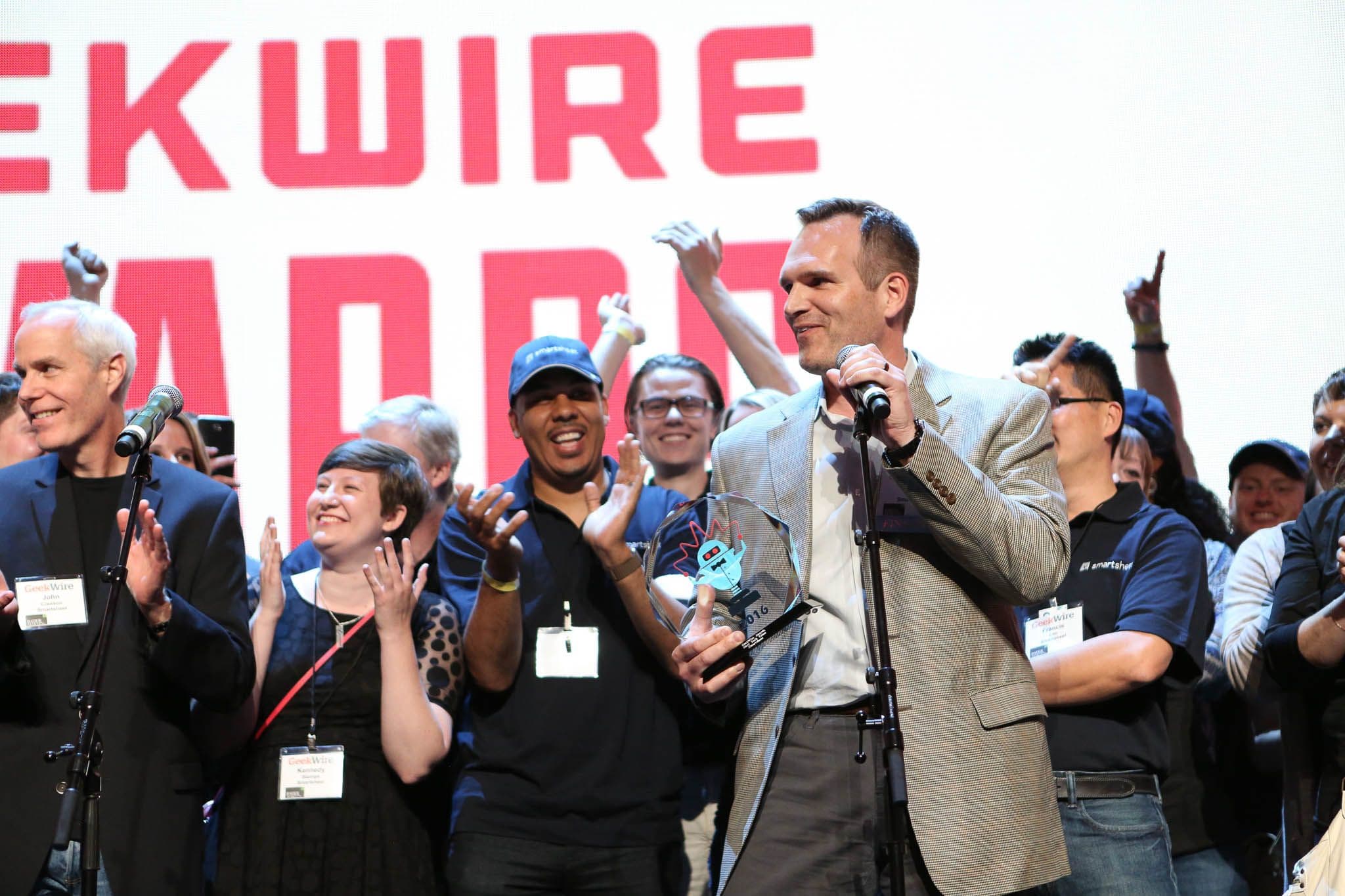 Next Tech Titan: MotherDuck, Rec Room, Statsig, Submittable, Zuper vie for pivotal GeekWire Award