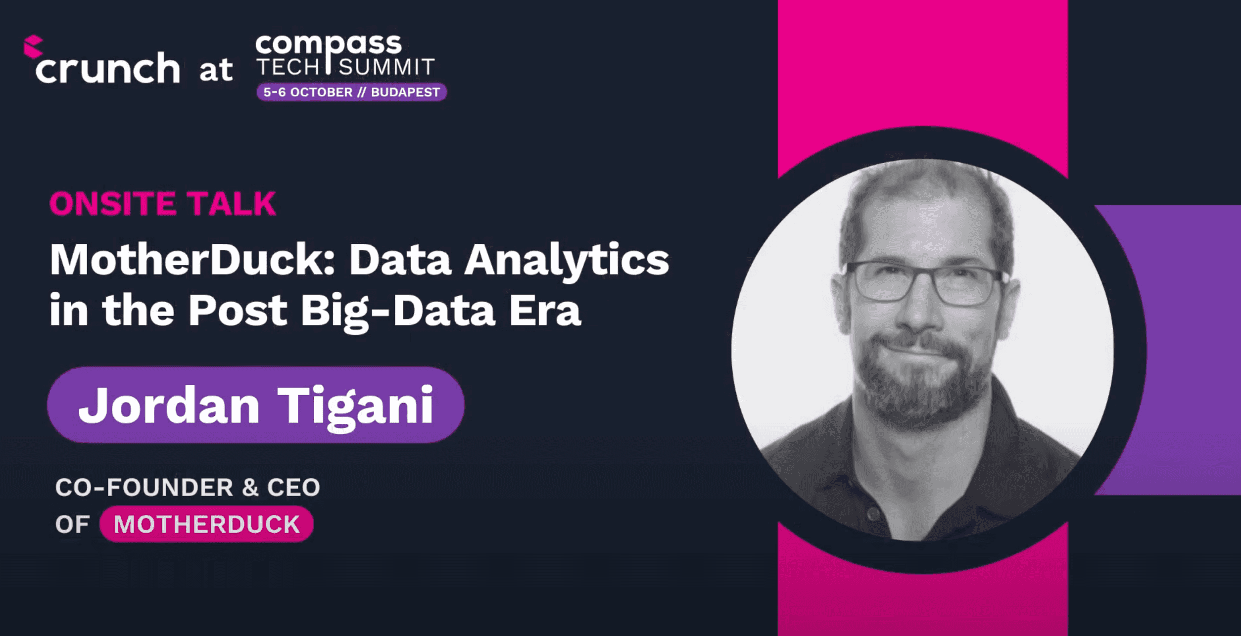 Compass Tech Summit: Data Analytics in the Post Big-Data Era