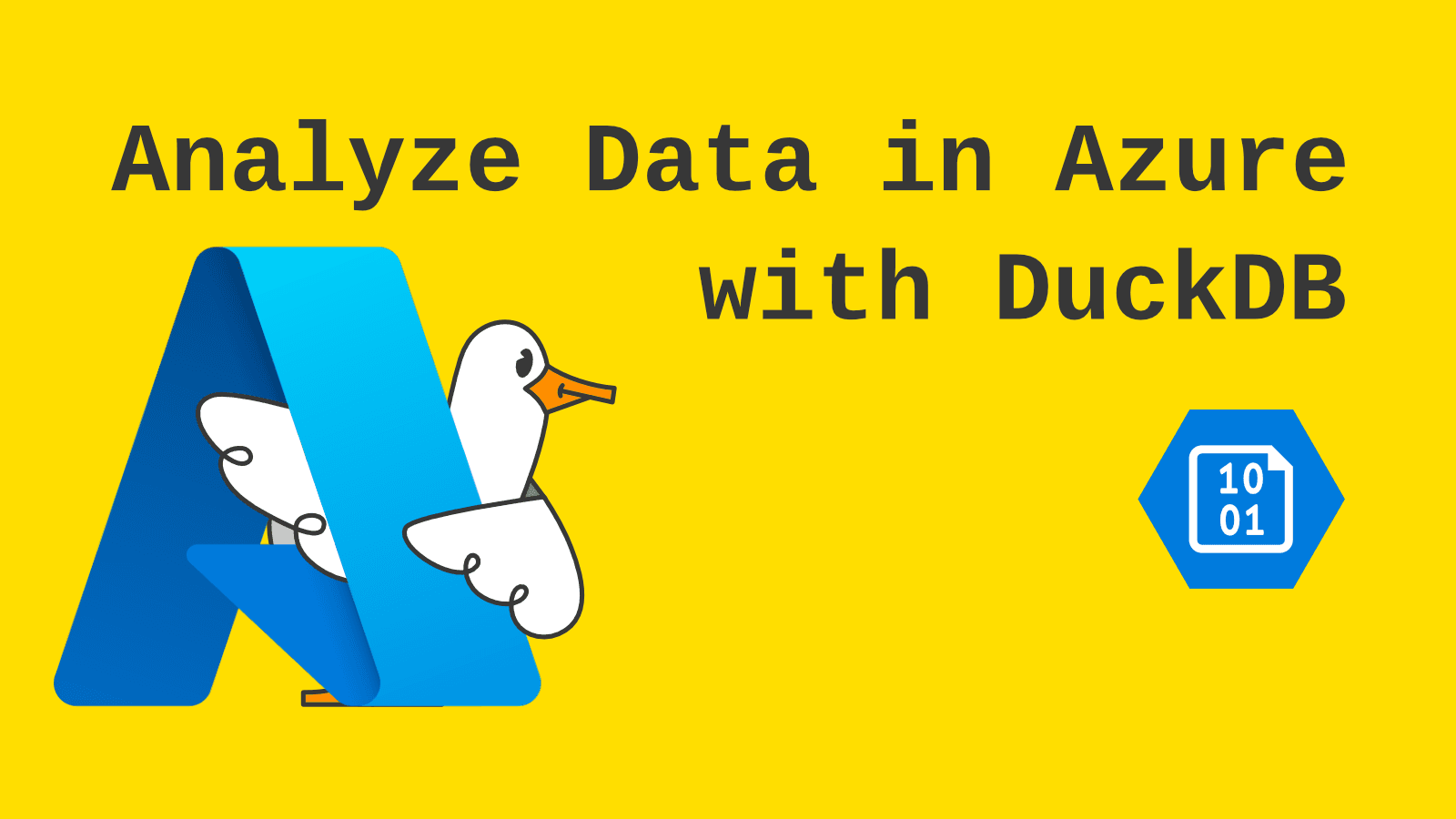 Analyze Data in Azure with DuckDB or MotherDuck