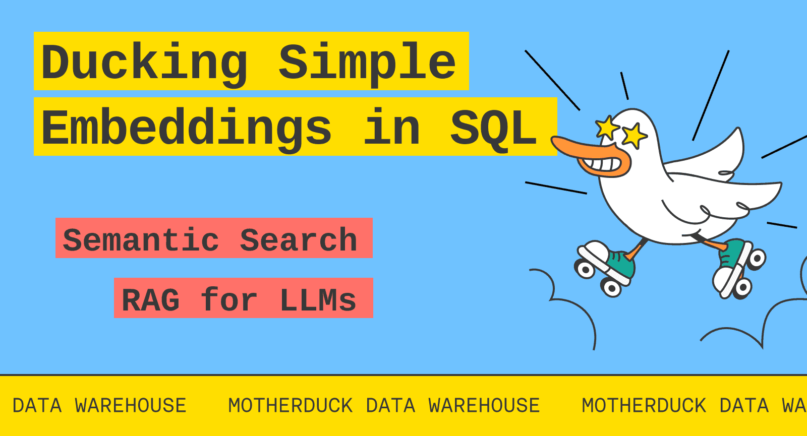 Introducing the embedding() function: Semantic search made easy with SQL!