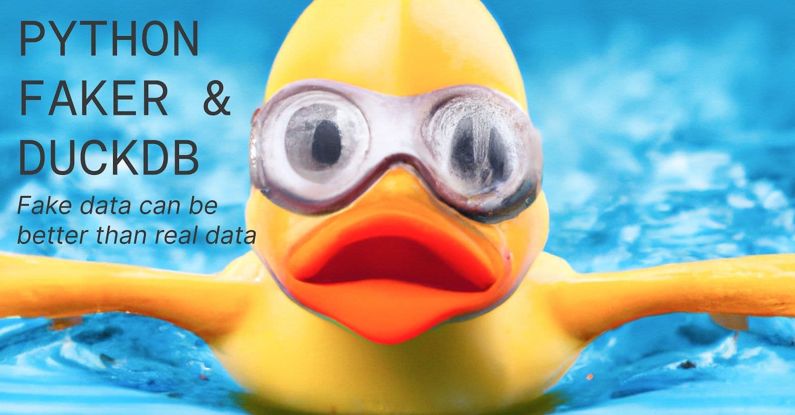 Python Faker for DuckDB Fake Data Generation