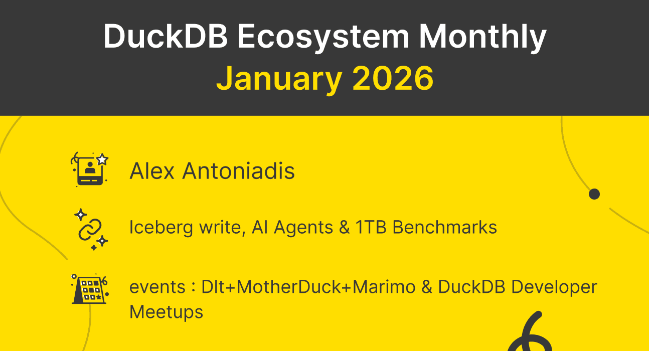 This Month in the DuckDB Ecosystem: January 2026