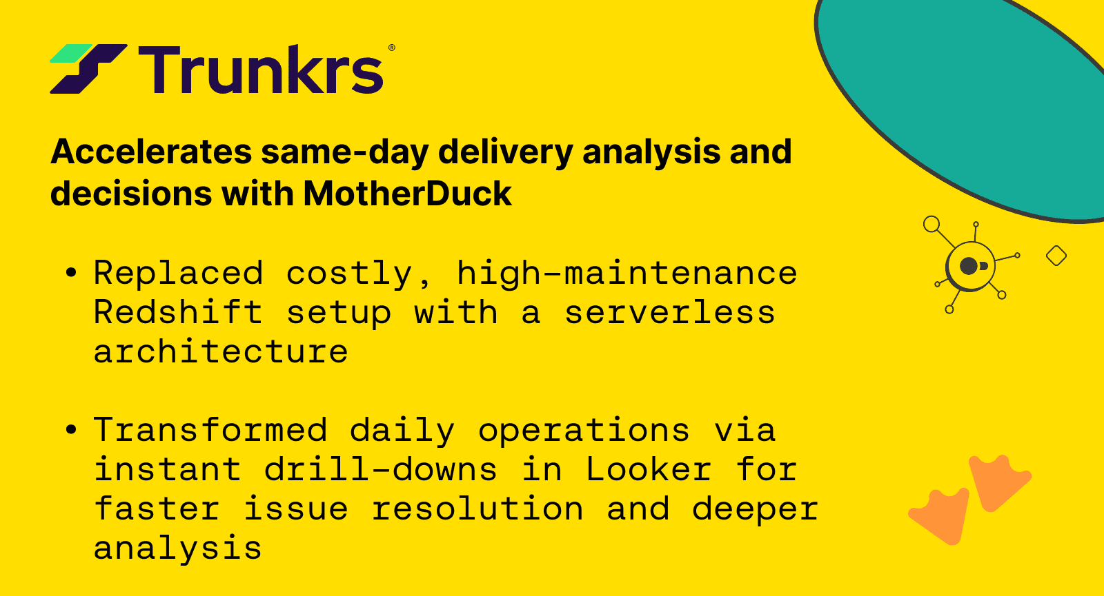 Image depicting Trunkrs case study with MotherDuck.