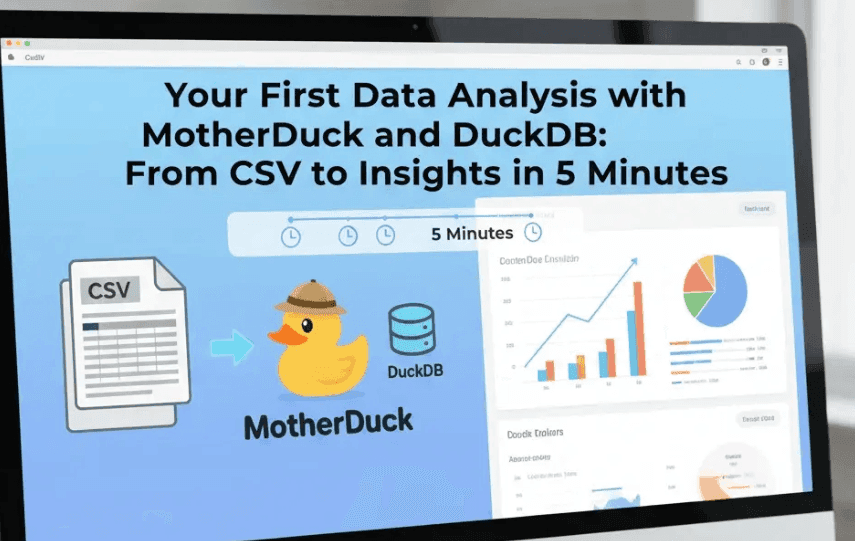 Your First Data Analysis with MotherDuck and DuckDB: From CSV to Insights in 5 Minutes