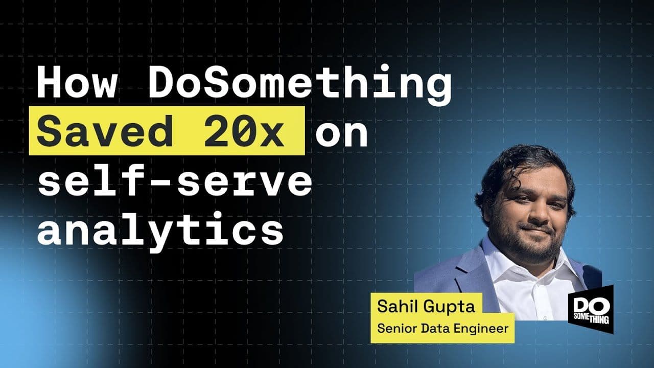 "From Curiosity to Impact How DoSomething Democratized Data" video thumbnail