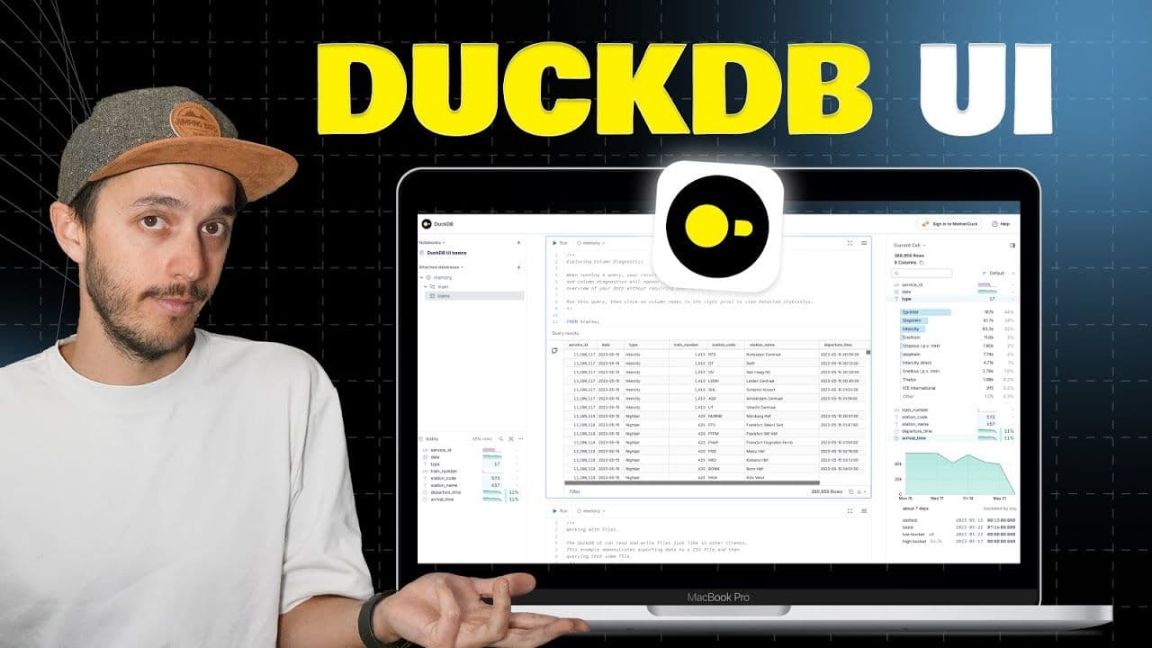 "How to Use the New DuckDB UI – Fast, Free, and Local" video thumbnail
