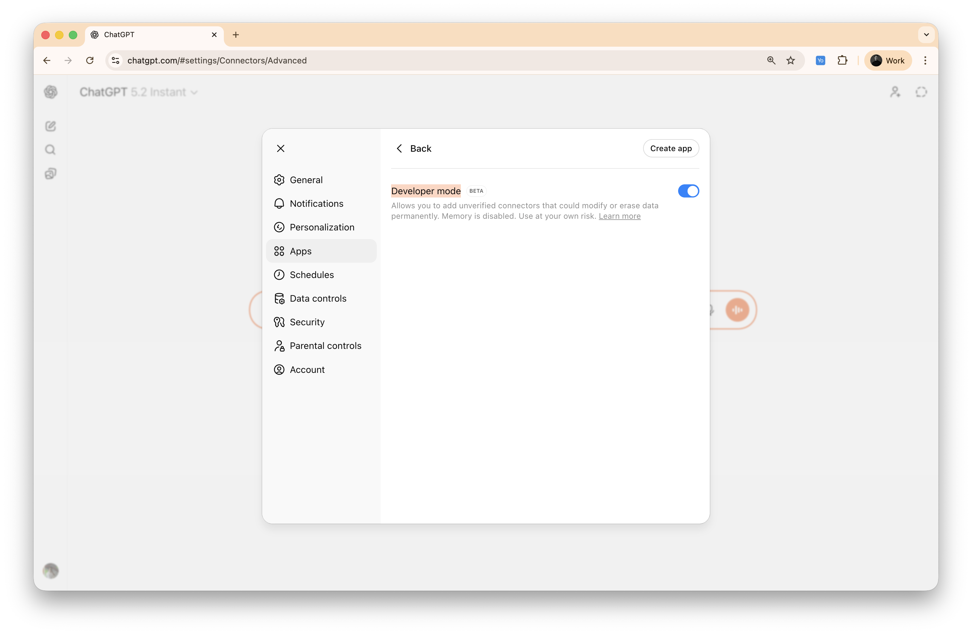 ChatGPT developer mode